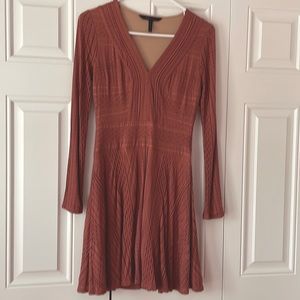 New without tag gorgeous terracotta pink shade dress in size XXS Max Azria